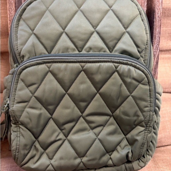 Vera Bradley Other - Vera Bradley Quilted Backpack in Olive Green